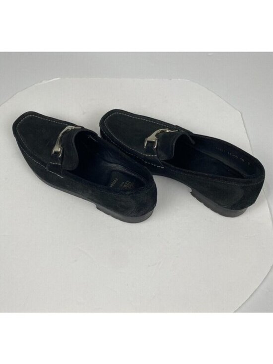 Allen Edmonds FIESOLE Shoes Italian Loafer Size 10 D  Black Suede Shoe Confort main image 10